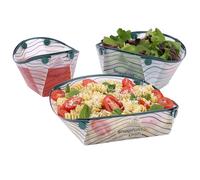 Snapfold™ Solo Pack Ensemble de Vaisselle Pliable 3 pièces - Léger 118,4 g, étanche, équipement de Camping Compact pour la randonnée, et l'extérieur, Comprend Une Tasse, Un Bol et Un Plat Pliables