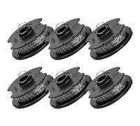 SnapFresh Bobine de Fil Simple, 4,5 m de câble par Bobine, diamètre du Fil 2 mm, 6 pièces, Compatible avec Taille-Haies 20V SP1011