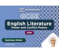 SnapRevise GCSE AQA English Literature: Power and Conflict Poetry
