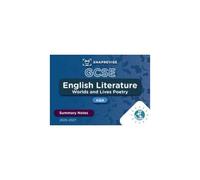 Snaprevise Gcse Aqa English Literature: Worlds And Lives Poetry Summary Notes