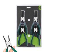 Snapring Pliers Set - 7inch Circlip Removal Kit, Industrial Grade Retaining Ring Tool, Durable Steel Clamps, Ergonomic Non-Slip Grip | Professional Maintenance Equipment For Automotive, Garage