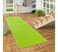 Snapstyle Joy - Tapis Long Couloir en Velours - Herbe Verte - 9 Tailles