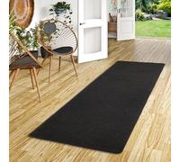 Snapstyle Joy - Tapis Long Couloir en Velours - Noir - 9 Tailles