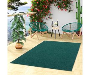 Snapstyle Kingston - Tapis Type Gazon Artificiel - pour Jardin, terrasse, Balcon - pétrole