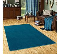 Snapstyle Luna - Tapis Velours à Poils Longs - Pétrole - 17 Tailles
