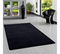 Snapstyle Palace - Tapis Shaggy à Poils Longs - Noir - 17 Tailles Disponibles