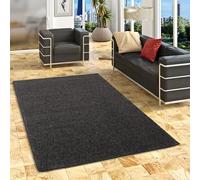 Snapstyle Tapis à Poils Longs Cottage Anthracite - Tapis Shaggy Extra Doux, Tapis de Salon Moderne, Confortable et Facile d’Entretien.