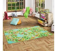 Snapstyle Tapis de Jeu pour Enfant - Camping Vert - 17 Tailles Disponibles