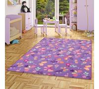 Snapstyle Tapis de Jeu pour Enfant Papillon en Violet - 17 Tailles Disponibles