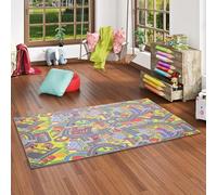 Snapstyle Tapis de Rue pour Enfants Little Town 3D - Gris - 17 Tailles