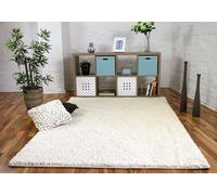 Snapstyle Tapis Shaggy Milano crème - 100% polypropylène, Hauteur de Poil 43 mm, Doux et Facile à Entretenir, sans substances nocives, Parfait pour Salon, Chambre ou Couloir, Maison Cosy et Moderne