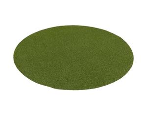 Snapstyle Wembley - Tapis Type Luxe Gazon Artificiel Rond - pour Jardin, Terrasse, Balcon - Vert 3 Tailles Disponibles