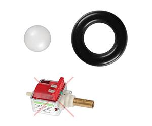 Snapworld-Kaffee Kit de maintenance Joint torique + boule pour pompe Ulka EX5 EP5 EP5GW Hf compatible avec Saeco Miele Bosch Siemens Gaggia Tchibo Unold Spidem Melitta Delonghi AEG Dolce Gusto Set-8