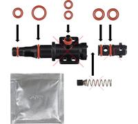 Snapworld-Kaffee Wartungssatz Joint d'étanchéité Jeu de joints d'étanchéité pièce de rechange + graisse pour valve de support valve d'écoulement adapté pour Saeco Philips Spidem Gaggia Set-14
