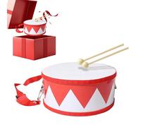 Snare Drum - Instruments en bois | Jouet musical réglable avec une sangle réglable, jouets Xylophone Tambourine éducational Wooden Toys Sensory Musical Instrument pour garçons et filles
