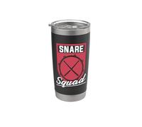 Snare Squad Drummer Mass Percussion Instrument Caisse claire Gobelet isotherme en acier inoxydable double paroi