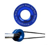 Snatch Block pour Récupération Hors Route Compact(Blue) | Ouverture rapide pour insertion pour câble, anti-rotation, stabilité accrue sous forte tension, sécurité maximale