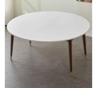 Snaweo Grand Plateau de Table Rond Pliable en Bois, Rallonge for Tables à Manger et Tables de Banquet, sans Pieds, Facile à Ranger, for IntéRieur et ExtéRieur(Color6,70cm/27.56in)