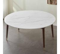 Snaweo Grand Plateau de Table Rond Pliable en Bois, Rallonge for Tables à Manger et Tables de Banquet, sans Pieds, Facile à Ranger, for IntéRieur et ExtéRieur(Color4,130cm/51.18in)