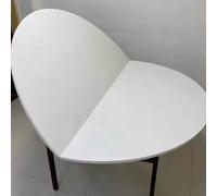 Snaweo Grand Plateau de Table Rond Pliable, Rallonge de Table Ronde, Table à Manger CarréE Extensible, Plateau de Table Rond en Bois sans Pieds Uniquement(Color5,130cm/51.18in)