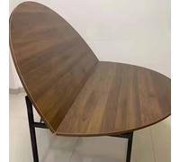 Snaweo Grand Plateau de Table Rond Pliable, Rallonge de Table Ronde, Table à Manger CarréE Extensible, Plateau de Table Rond en Bois sans Pieds Uniquement(Color2,130cm/51.18in)