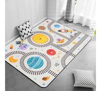 Snaweo Tapis Chauffant éLectrique en GraphèNe, Chauffage de Sol Radiant Infrarouge, Tapis Anti-Peluche Facile à Nettoyer, Tapiss Doux Et AntidéRapant(Color19,60x110cm/23.6x43.3in)