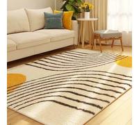 Snaweo Tapis Chauffant Électrique en Graphène, Chauffe Rapide au Pied, Chauffage Radiant Infrarouge au Sol, Amovible, Facile À Nettoyer, for Salon, Bureau, Yoga(Color3,160x230cm/63x90.6in)