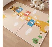 Snaweo Tapis Chauffant Électrique en Graphène, Tapis de Sol Chauffant avec Température Réglable, Tapiss D'éveil Portable Et Imperméable for Bébés, Facile d'entretien(Color5,200x180cm/78.7x71in)