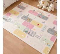 Snaweo Tapis Chauffant Électrique en Graphène, Tapis de Sol Chauffant avec Température Réglable, Tapiss D'éveil Portable Et Imperméable for Bébés, Facile d'entretien(Color3,200x180cm/78.7x71in)