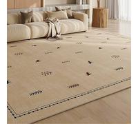 Snaweo Tapis Chauffant éLectrique en GraphèNe, Tapis de Sol Chauffant en Fausse Laine, Tapis D'IntéRieur, Dos AntidéRapant, Amovible, for Salon, Chambre ou Cuisine(Color2,200x250cm/78.7x98.4in)
