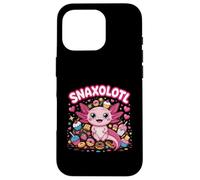 Snaxolotl Snacks Axolotls Sweet Donut Cookie Cream Ice Cream Coque pour iPhone 16 Pro