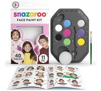 Snazaroo 1180137 Set de maquillaje con 8 colores al agua para cara y cuerpo con