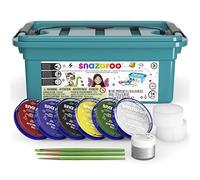 Snazaroo Face Paint Mini Starter Kit, 14 Piece Set, 6 Colors