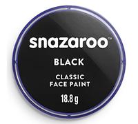 Snazaroo - Peinture Pour Visage et le Corps, Maquillage Pour Visage et Déguisement, Pour Enfants et Adults,Fard 18 ML, Couleur Noir