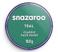 Snazaroo - Peinture Pour Visage et le Corps, Maquillage Pour Visage et Déguisement, Pour Enfants et Adults,Fard 18 ML, Couleur Vert Canard