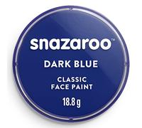 Snazaroo - Peinture Pour Visage et le Corps, Maquillage Pour Visage et Déguisement, Pour Enfants et Adults,Fard 18 ML, Couleur Bleu Fonce