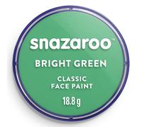 Snazaroo - Peinture Pour Visage et le Corps, Maquillage Pour Visage et Déguisement, Pour Enfants et Adults,Fard 18 ML, Couleur Vert Vif