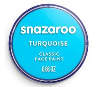 Snazaroo - Peinture Pour Visage et le Corps, Maquillage Pour Visage et Déguisement, Pour Enfants et Adults,Fard 18 ML, Couleur Turquoise
