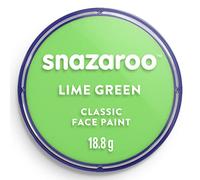 Snazaroo - Peinture Pour Visage et le Corps, Maquillage Pour Visage et Déguisement, Pour Enfants et Adults,Fard 18 ML, Couleur Citron Vert