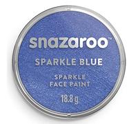 Snazaroo - Peinture Pour Visage et les Corps, Maquillage Pour Visage et Déguisement, Pour Enfants et Adults,Fard 18 ML, Couleur Bleu Nacrí