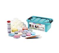 Snazaroo Peinture Visage Kit Super Deluxe Brosses Éponges Adultes Enfants