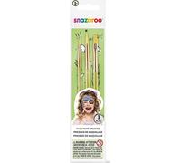 Snazaroo Pinceaux pour le visage - vert 3 pcs