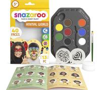 SNAZAROO Set de 8 peintures pour le visage - Animal World