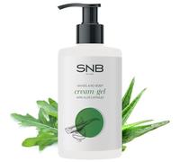 SNB Professional Crème pour les mains et le corps - Gel 250 ml avec capsules d'aloe vera et extrait de roquette | Soin des mains et du corps | Pour peaux très sèches et gercées | Avec 94