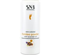 SNB Professional Poudre Footdeo Teinté Skin-Color avec Propolis et Huile d'Lavande 100 g