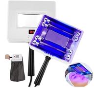 SNBGRYE Analyseur De Peau à Lampe Woods, Analyseur De Grossissement Facial Professionnel, Grossissement : 3X, LumièRe Violette 365 nm, pour DéTection Faciale, Soins pour Chiens Et Chats