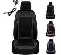 Coussin De SièGe De Voiture RafraîChissant, Housse De SièGe De Refroidissement De SièGe Avant 12v/24v, avec 2 Ventilateurs, Coussin De SièGe Respirant Et Ventilé pour L'éTé,C