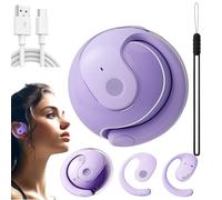 SNBGRYE éCouteurs De Traduction AI, éCouteurs De Traduction en Temps RéEl, avec Application AI, StéRéO BT 5.4, Prise en Charge De 114 Langues DifféRentes, Musique/Appels TéLéPhoniques,Purple