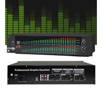 éGaliseur NuméRique Double 31 Bandes avec Affichage du Spectre LED, éGaliseur Graphique StéRéO, 10 RéSultats PréDéFinis PersonnaliséS, Tuner NuméRique pour Performances sur ScèNe