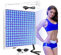SNBGRYE Lampe De Bronzage Domestique 45 W, 460 nm LumièRe Bleue ComplèTe, avec 225 LED, Support RéGlable Et Crochet, pour Le Visage, Le Corps Et Le Bronzeur.